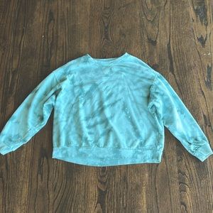 Blue tye dye sweatshirt